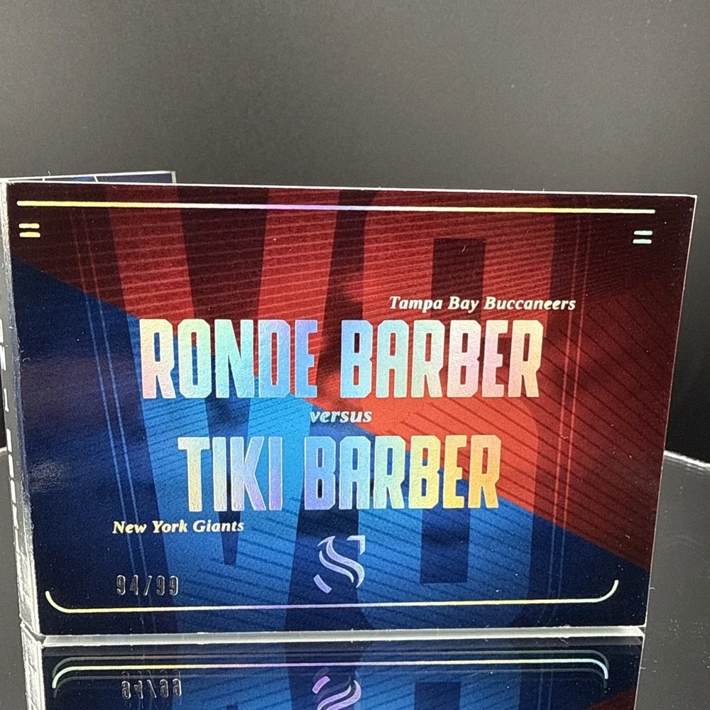 2025 Silhouette Tiki & Ronde Barber 1 ON 1 Booklet Dual Patch Auto /99